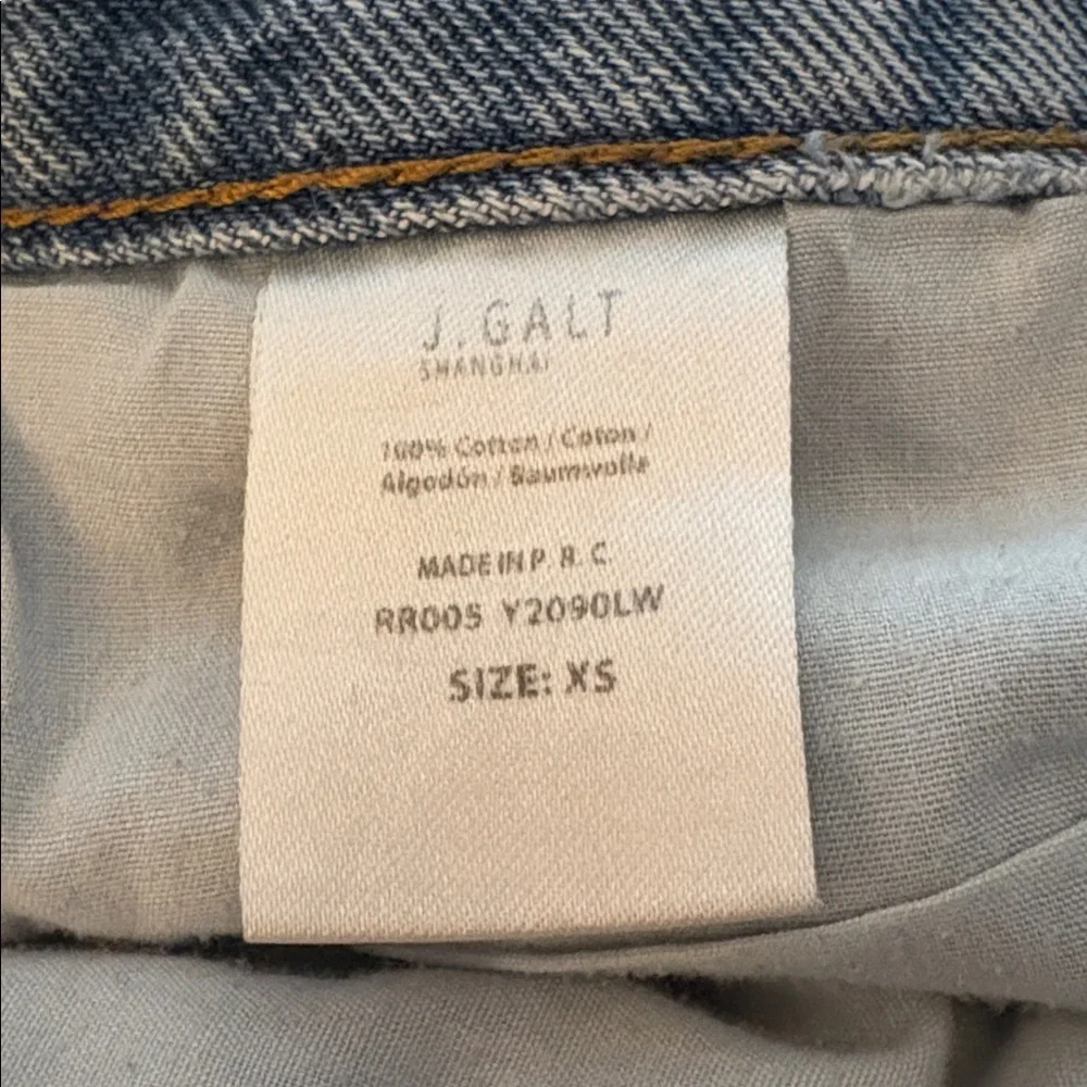 Brandy Melville J Galt Button Up Straight Leg Jeans - Picture 2 of 6